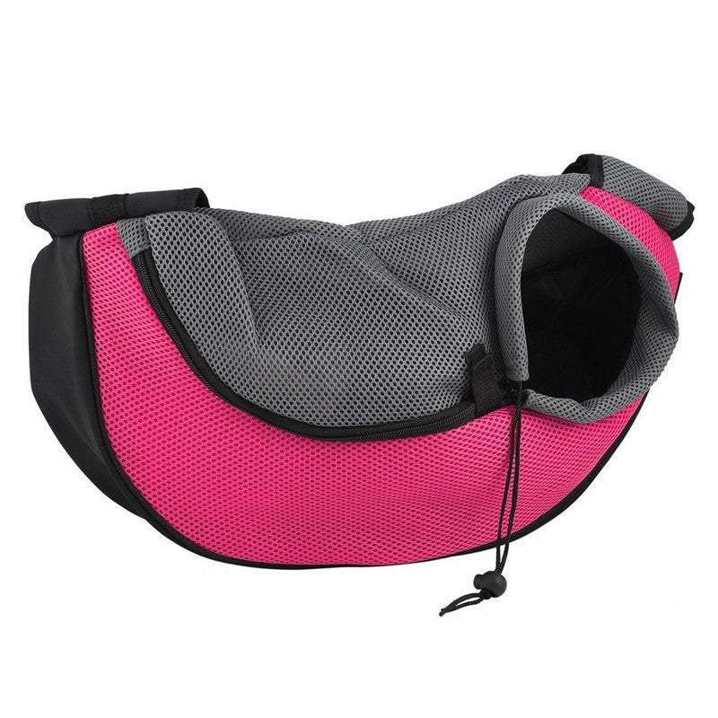 Dog Sling Carrier for Small Pets - Hands-Free Travel Bag for Dogs & Cats