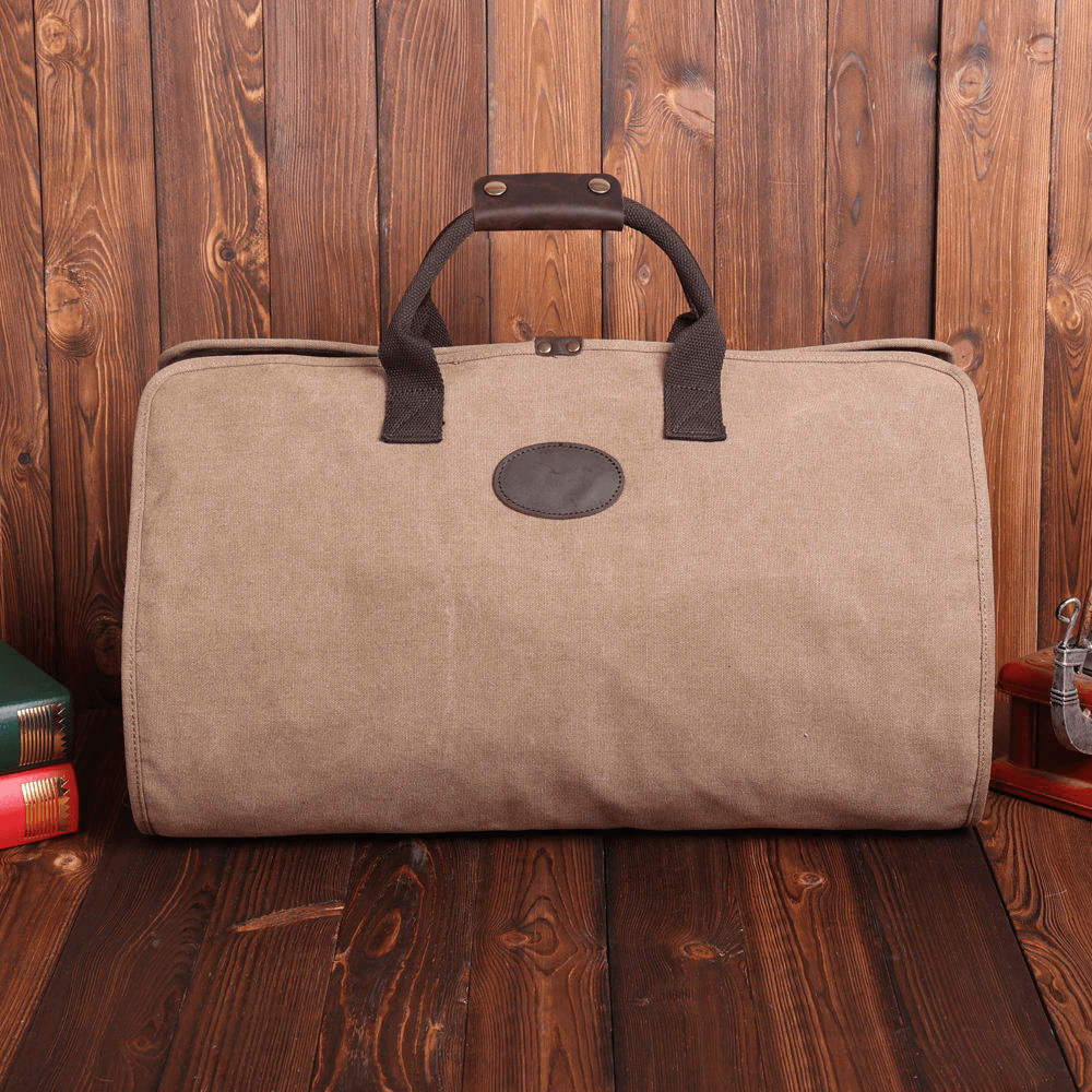 Portable Clothing Canvas weekender bag For Travel Business Trip