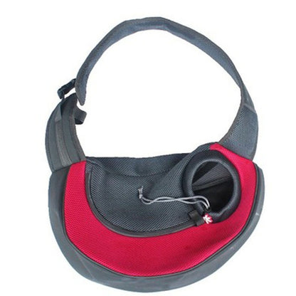 Dog Sling Carrier for Small Pets - Hands-Free Travel Bag for Dogs & Cats