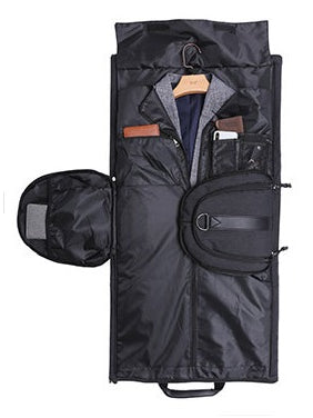 Travel Garment Bag Duffel with Shoe Compartment is designed with the needs of business travelers in mind