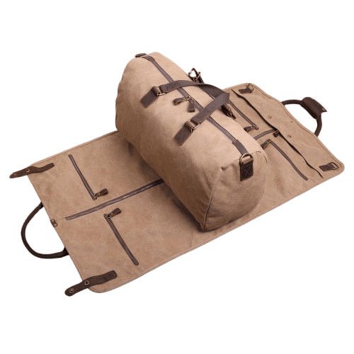 Portable Clothing Canvas Duffel Bag For Travel Business Trip