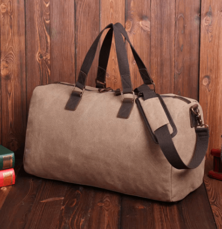 Portable Clothing Canvas weekender bag For Travel Business Trip